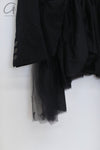 marc le bihan spencer tulle jacket 2210 black